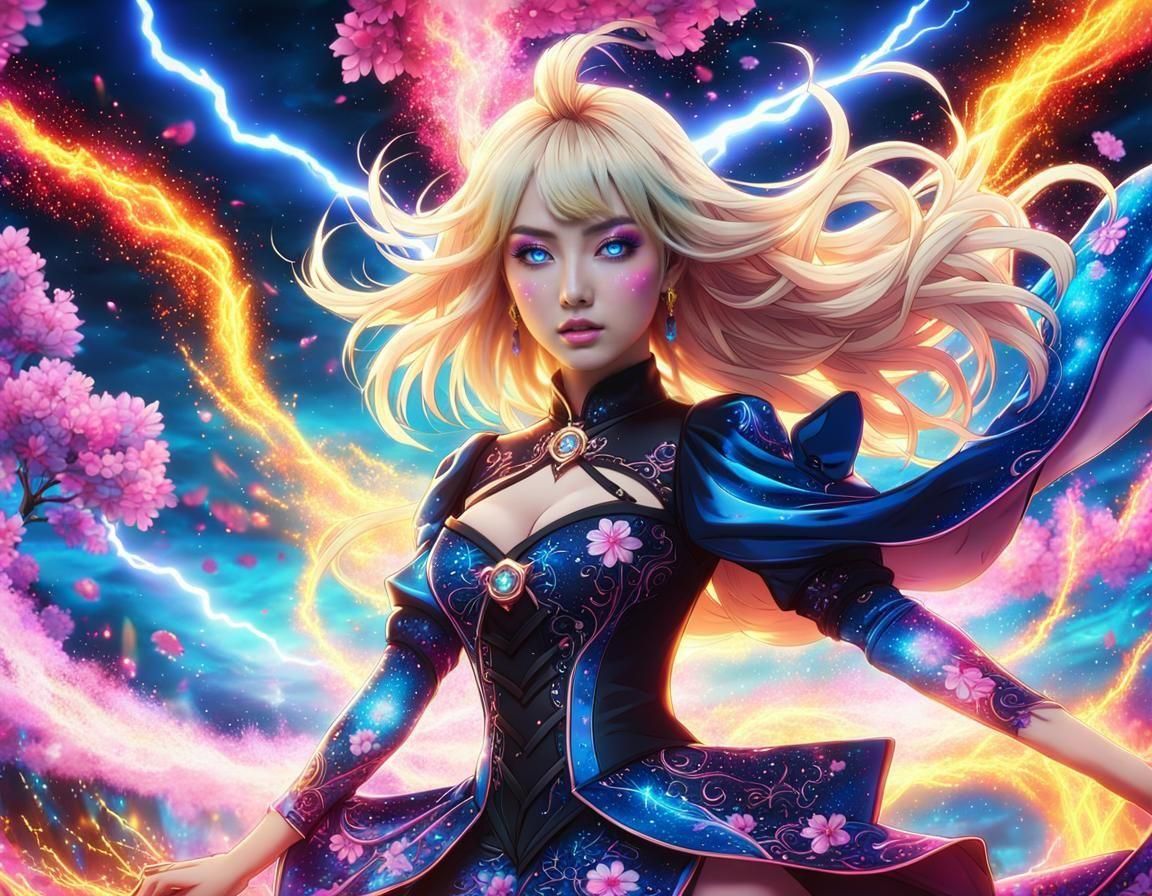 Japanese Emo Witch Emerges from Dust Storm