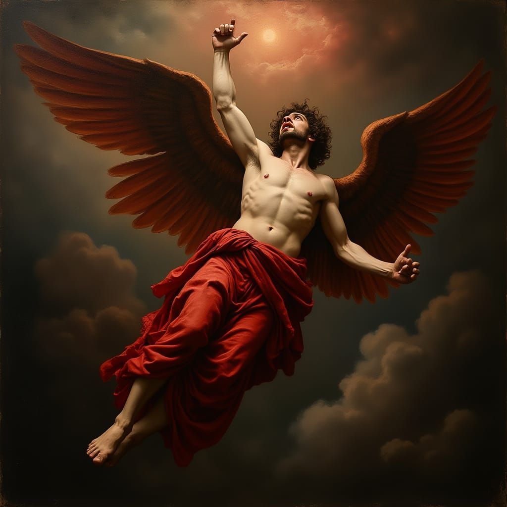 Lucifer's Descent: A Baroque Vision of Anguish