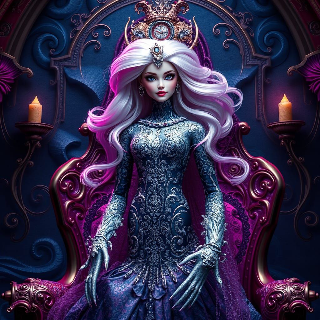 Monster Barbie in Surreal Fantasy Setting