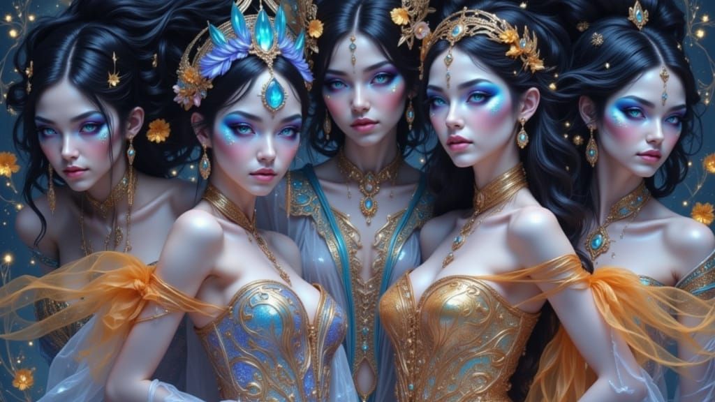 Ethereal Clairvoyants of Telluria in Electric Mist