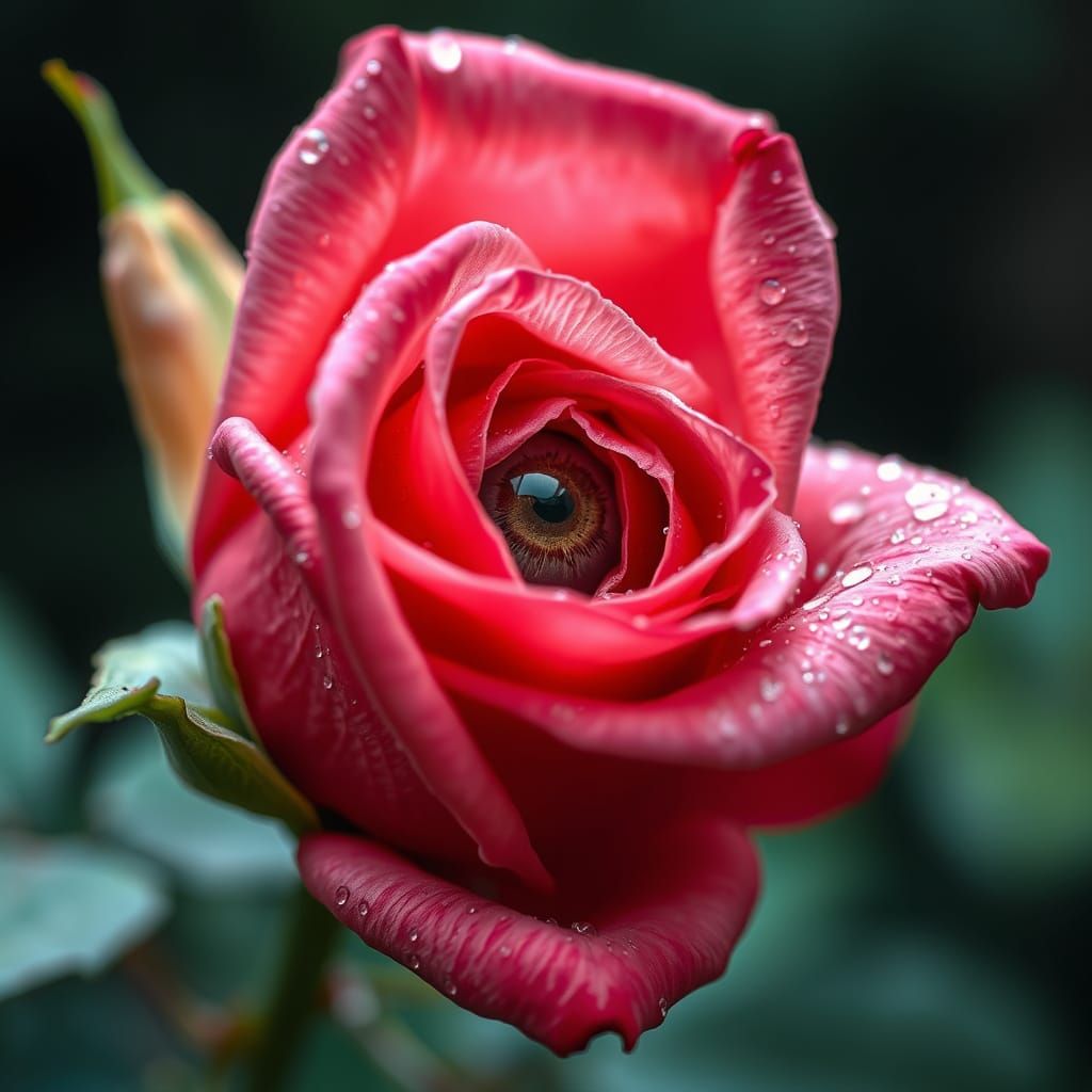 Rose of Darkness: A Haunting Floral Portrait