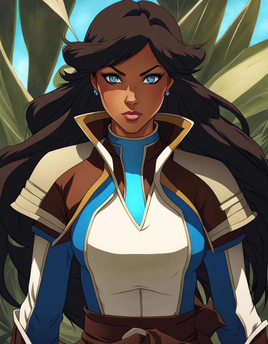 Avatar Korra in Berserk Manga Style