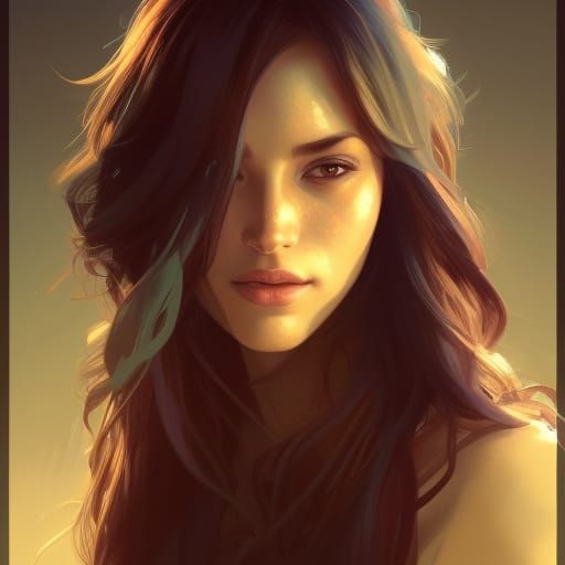 Hyperdetailed Portrait with Volumetric Lighting