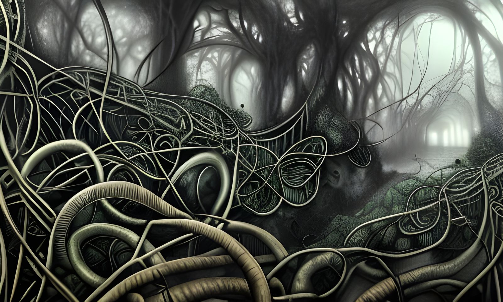 Overgrown SteamPunk City