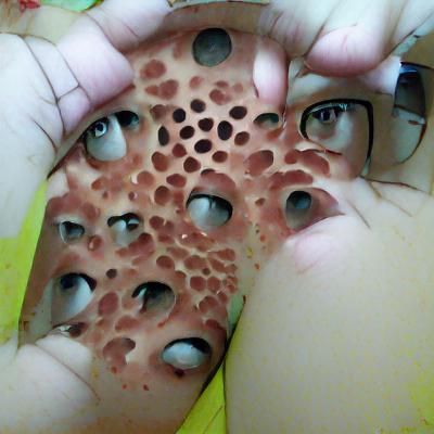 Repetitive Hole Pattern Induces Unease