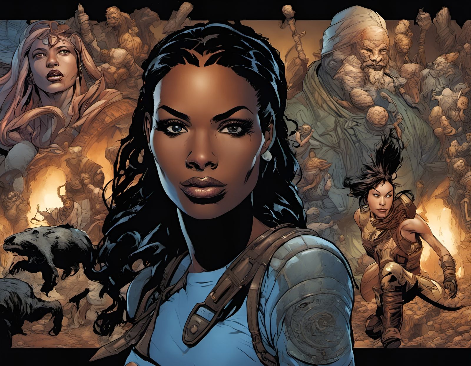 Irkni Burr: Archeological Adventuress in Comic Book Art