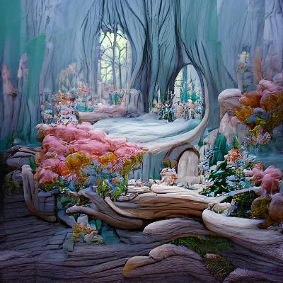 Enchanting Fairytale Forest Inspired by Classic Animation