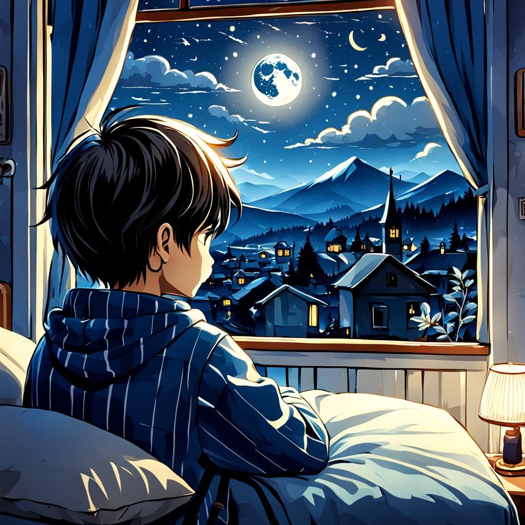 Abstract Image Representing Goodnight Concept