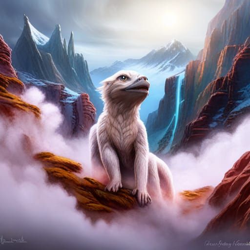 Falkor the luckdragon from the Neverending Story.
