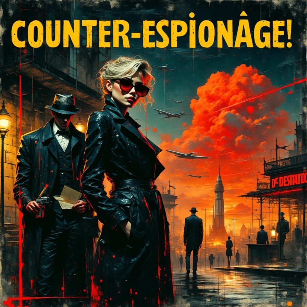 New Film Thriller Poster, cinematic realism