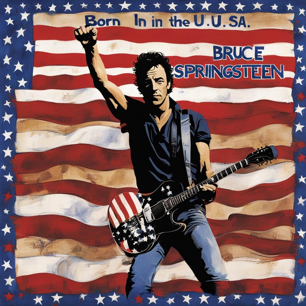 Bruce Springsteen Portrait: Born in the U.S.A.