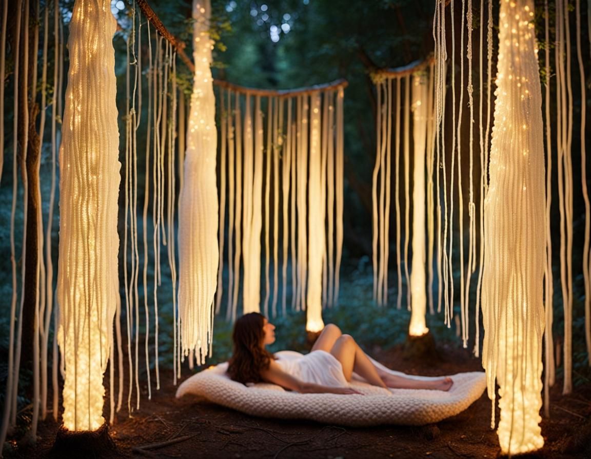Ethereal Sleeping Pods for Tiny Gods