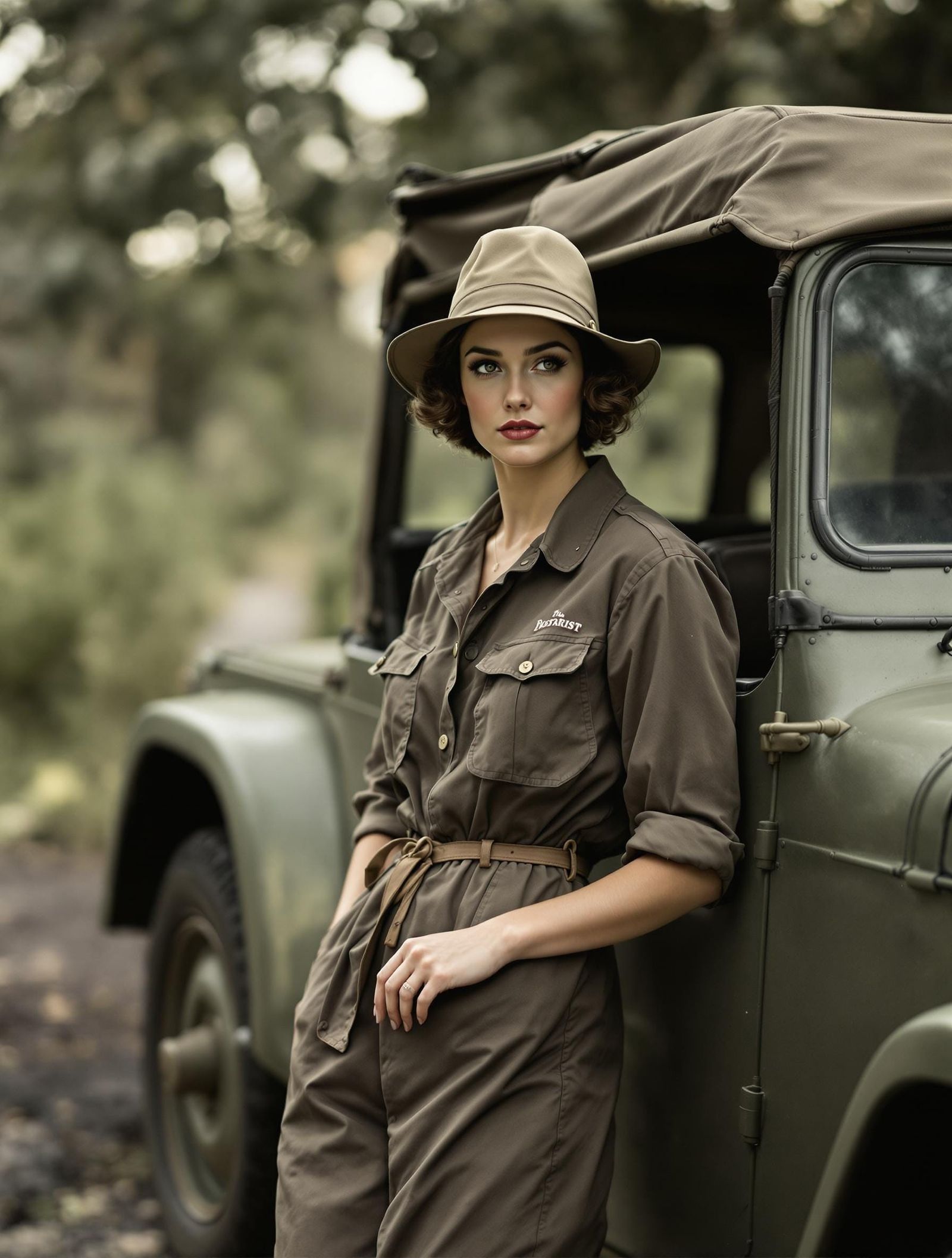 Botanist in 1930s Madagascar, Autochrome Photography