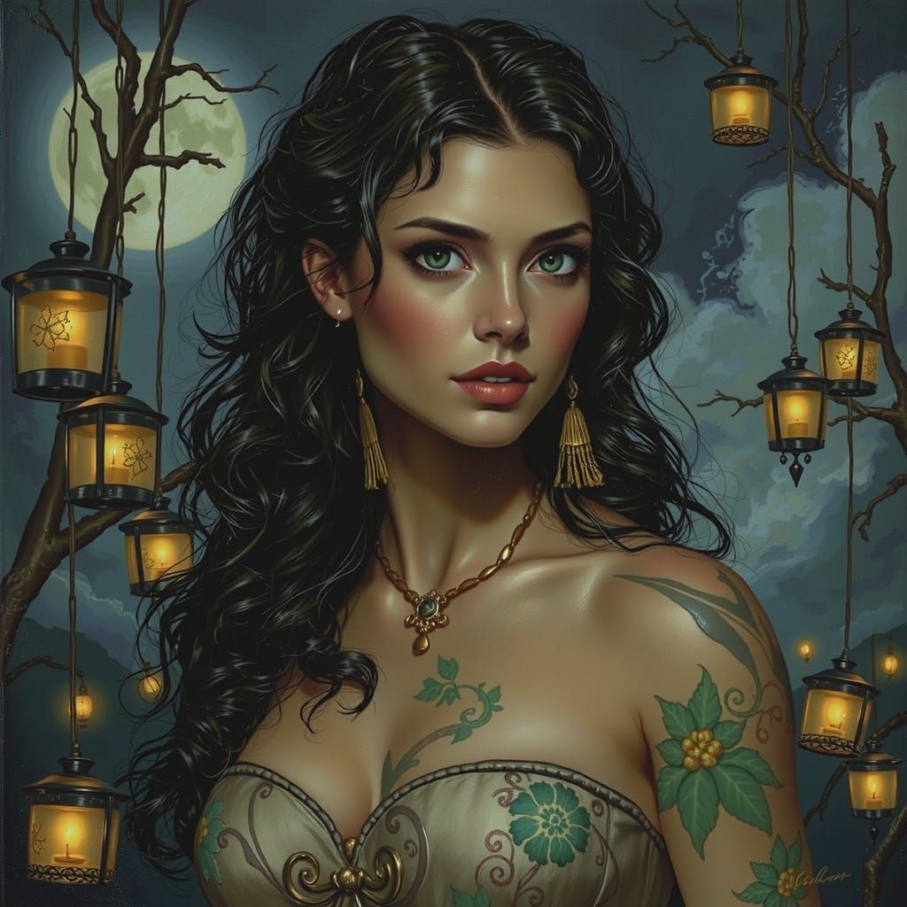 Abstract Painting with Painterly Brushstrokes