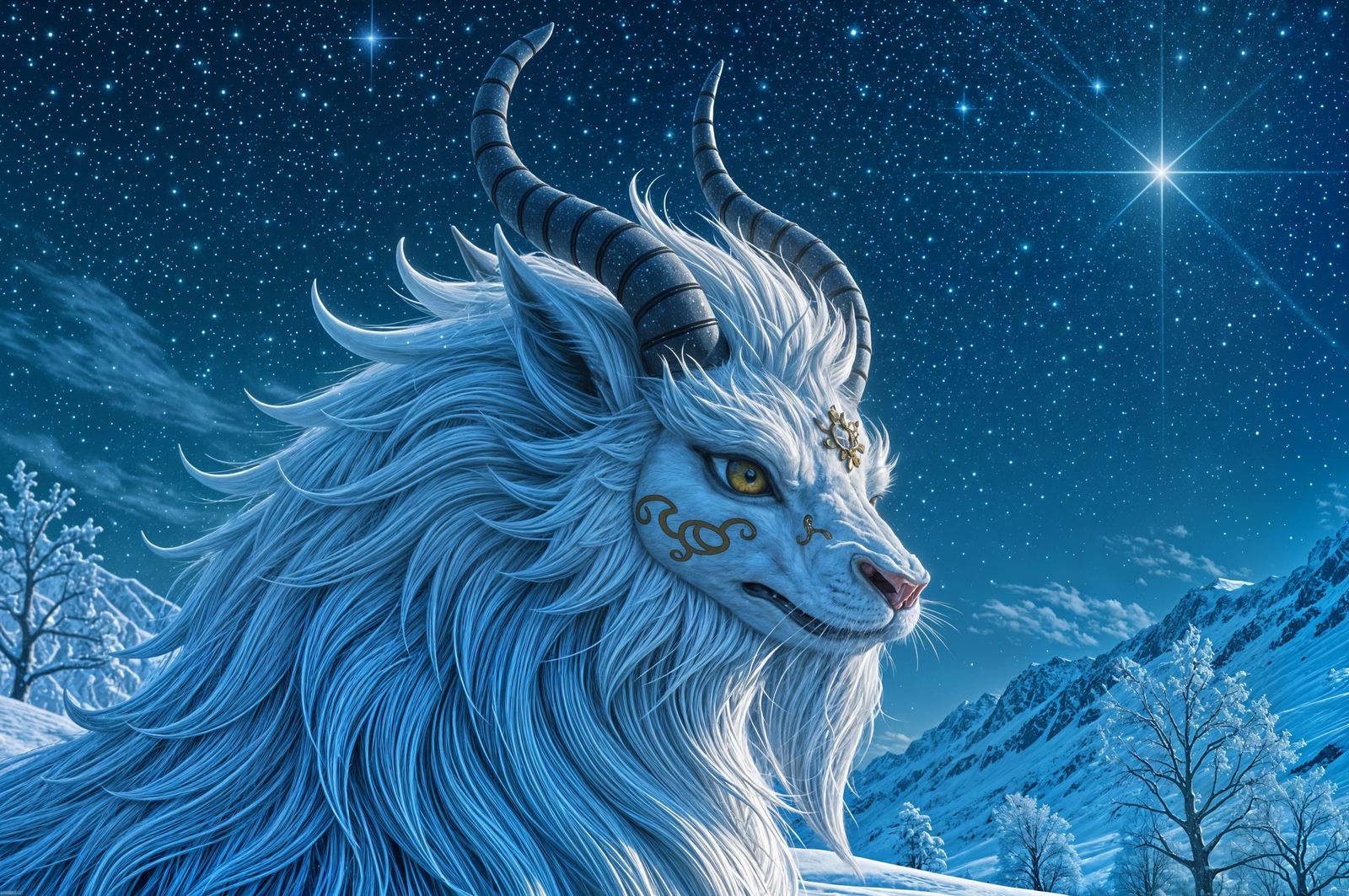 The Snowy Qilin