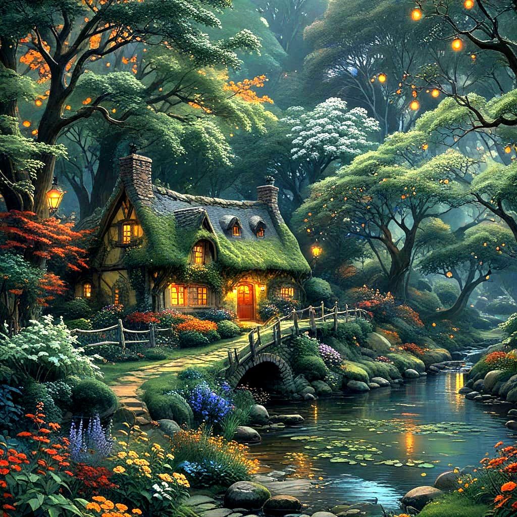 House in a Fairytale Forest