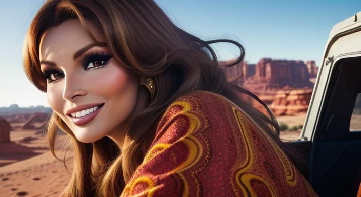 Raquel Welch in Desert, 1969 Fashion