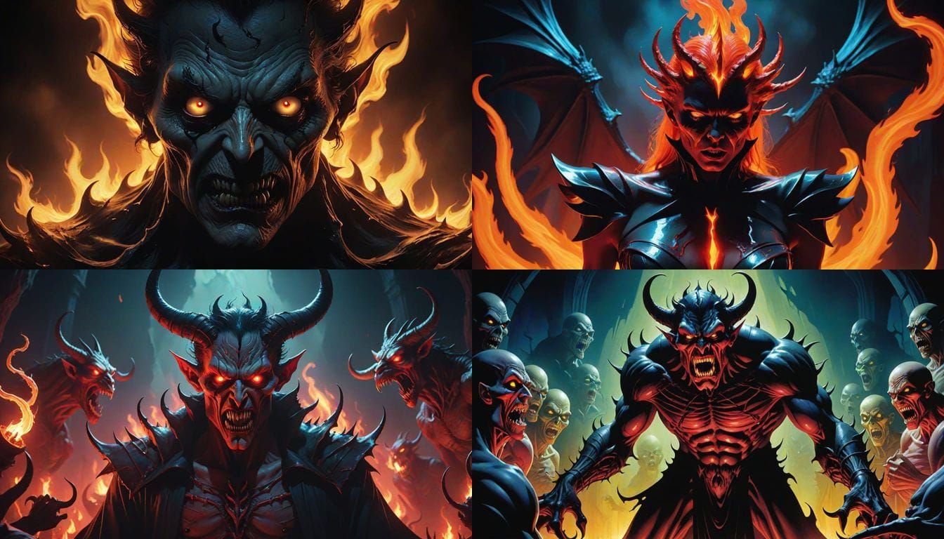 Demonic Horde of Grotesque Hellions