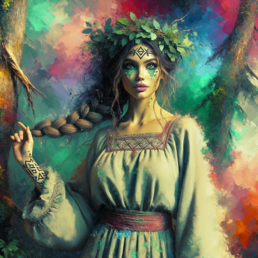 Kotys: Thracian Goddess in Ancient Forest