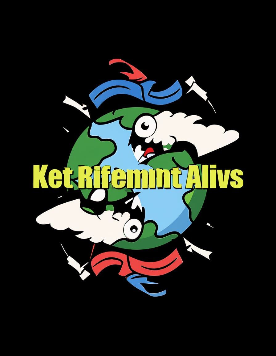 Happy Tennis Ball Character on Court in Flat Vector Style