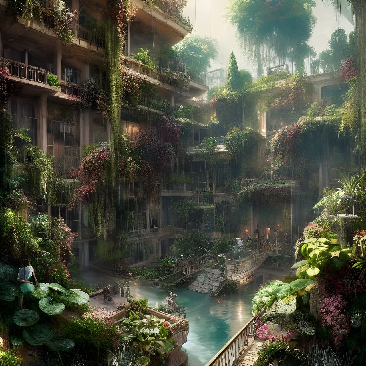 Hanging Gardens of Babylon Terrace View