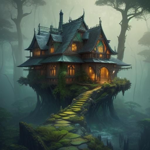 Magical House at Whispering Forest Edge