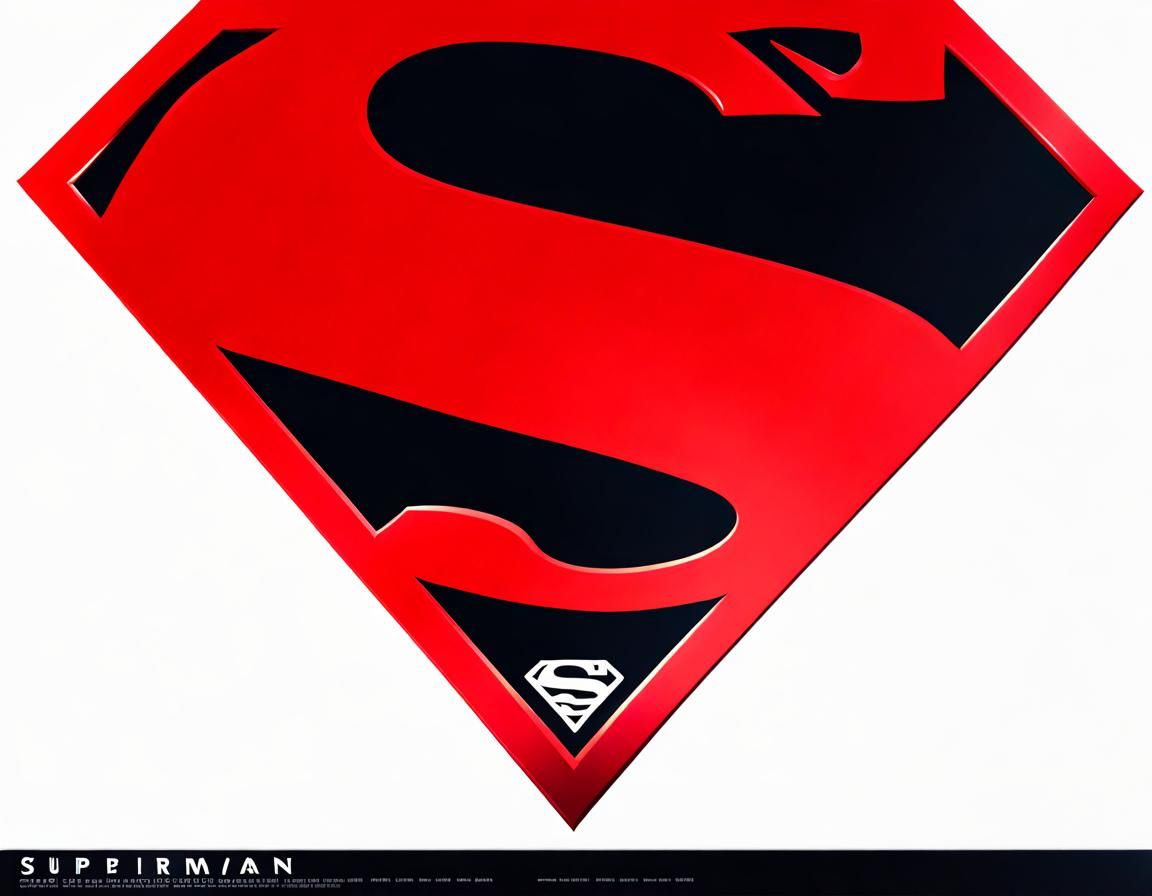 Superman Logo Concept Art: Epic Cinematic Symbol