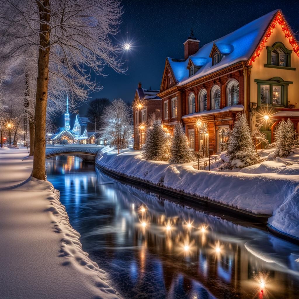 Christmas Eve in a Small Town