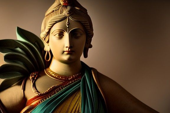 Goddess of Ordinance in Cinematic 8k Resolution