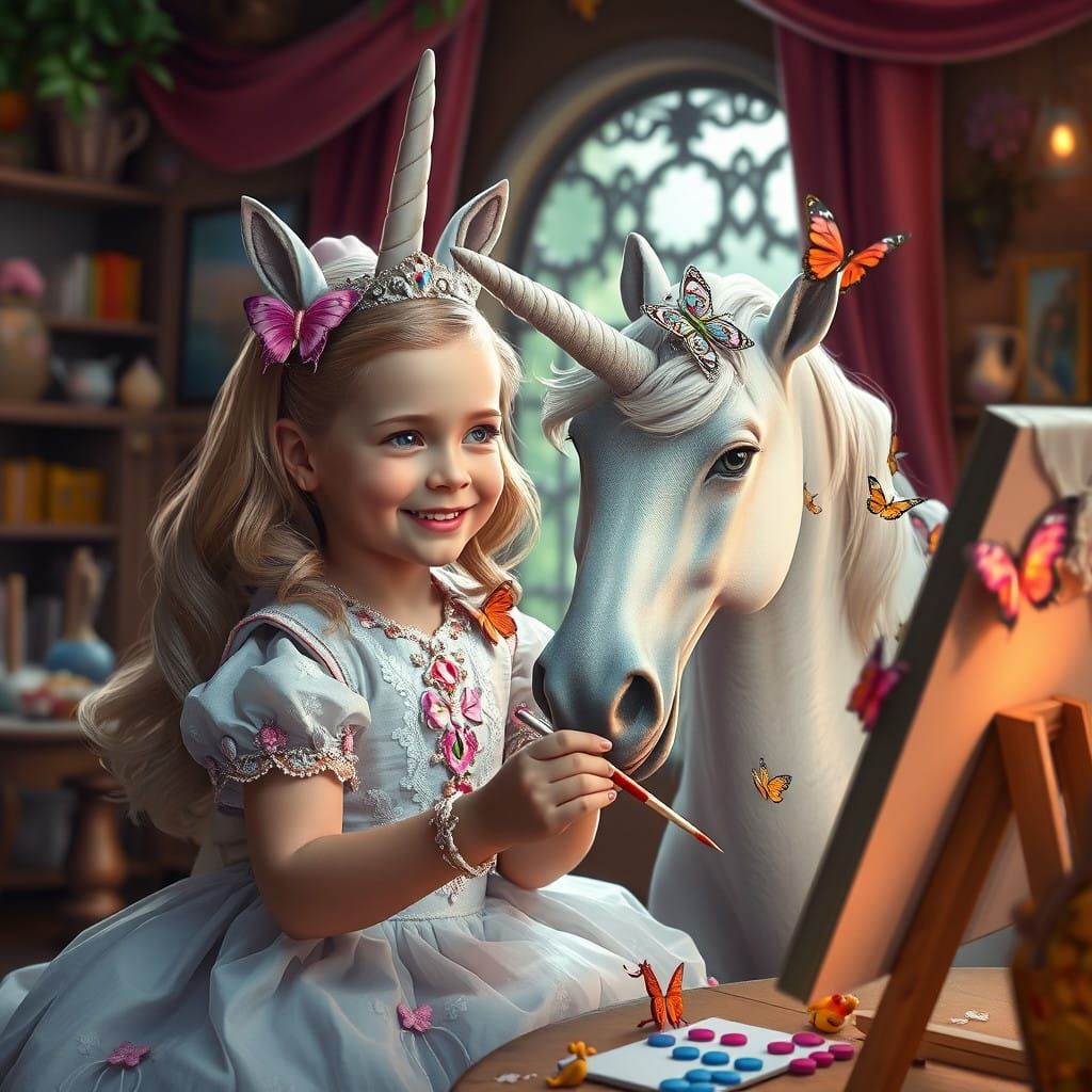 Princess Charlotte of Wales Paints Whimsical Wonderland in L...