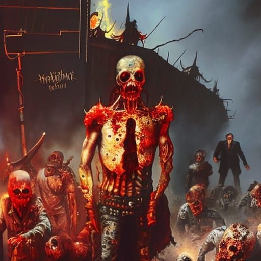 Zombiecore Dystopian Horror: Devil in Wasteland