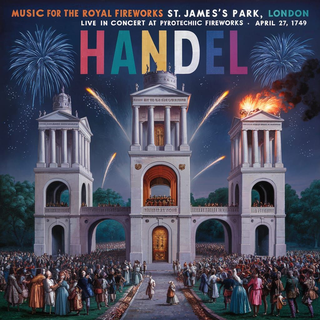 Handel's Royal Fireworks Concert Album Art