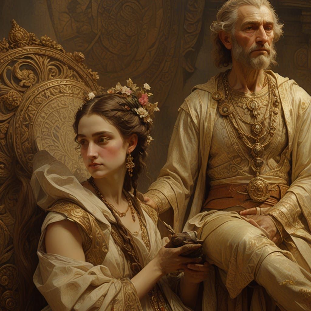 Father: Being protective/possessive of his Daughter