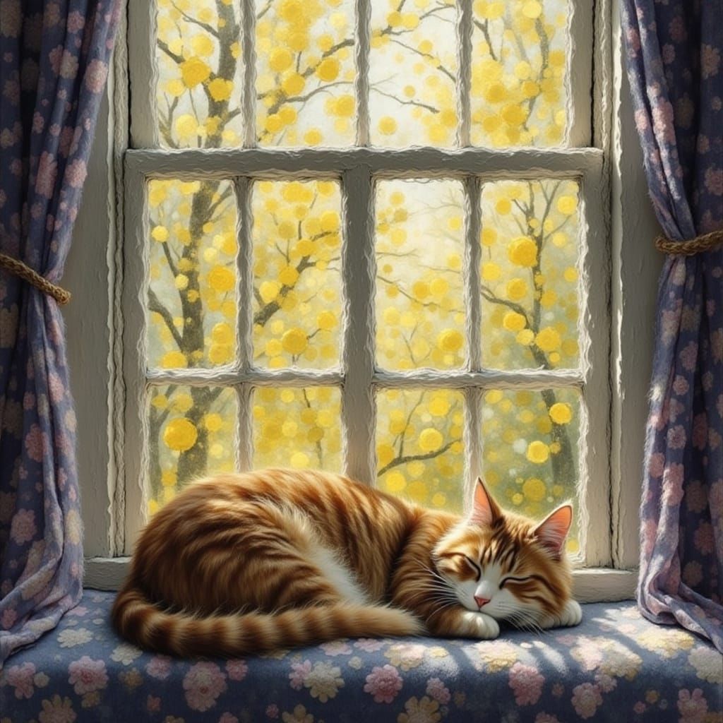 Peaceful Autumn Snooze