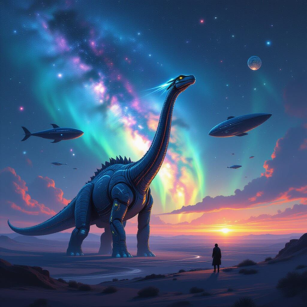 Cosmic Armored Sauropods on Galactic Ring-World