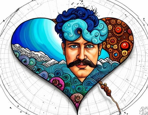 Fractal Emerald Shading with Jade and Kyanite Inclusions