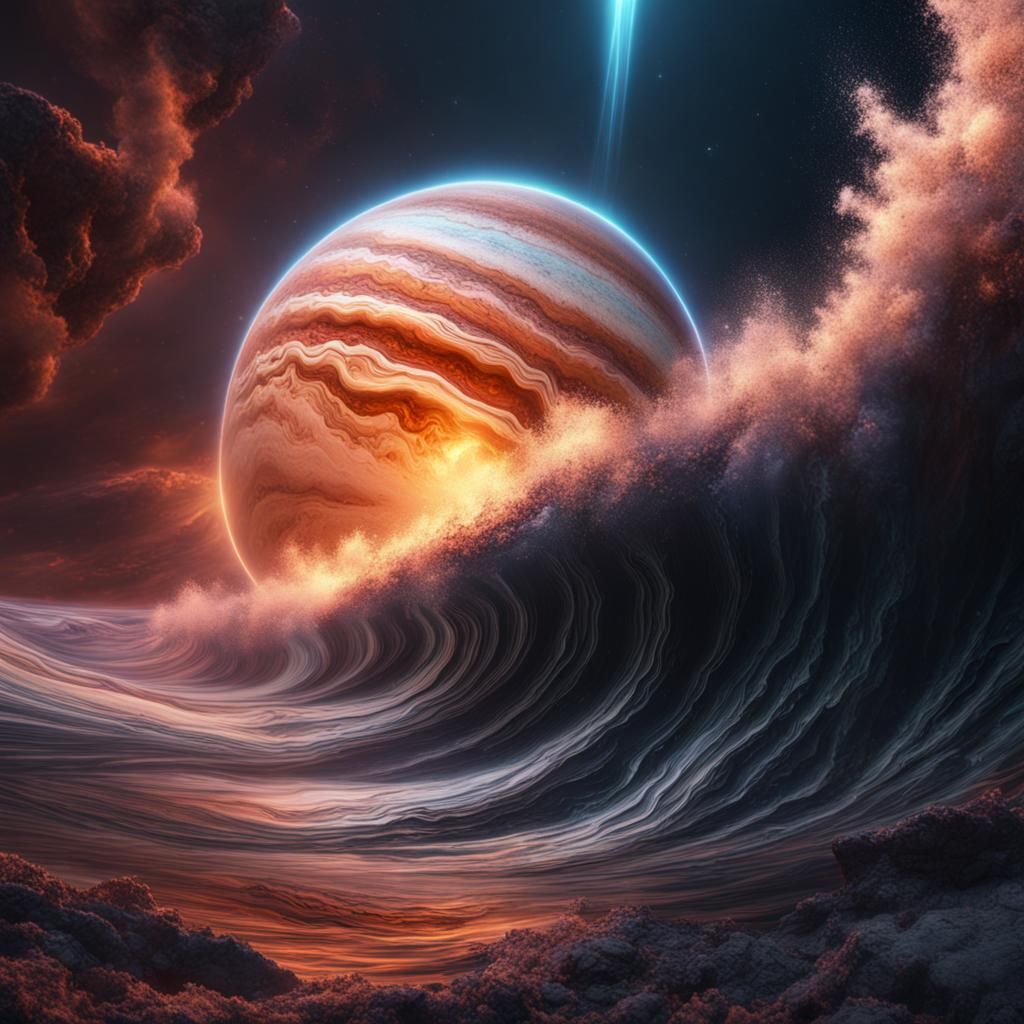 Dark Energy Wave Crashes Into Jupiter