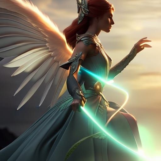 Ethereal Fairy with Opalescent Wings in Hyperrealistic Style