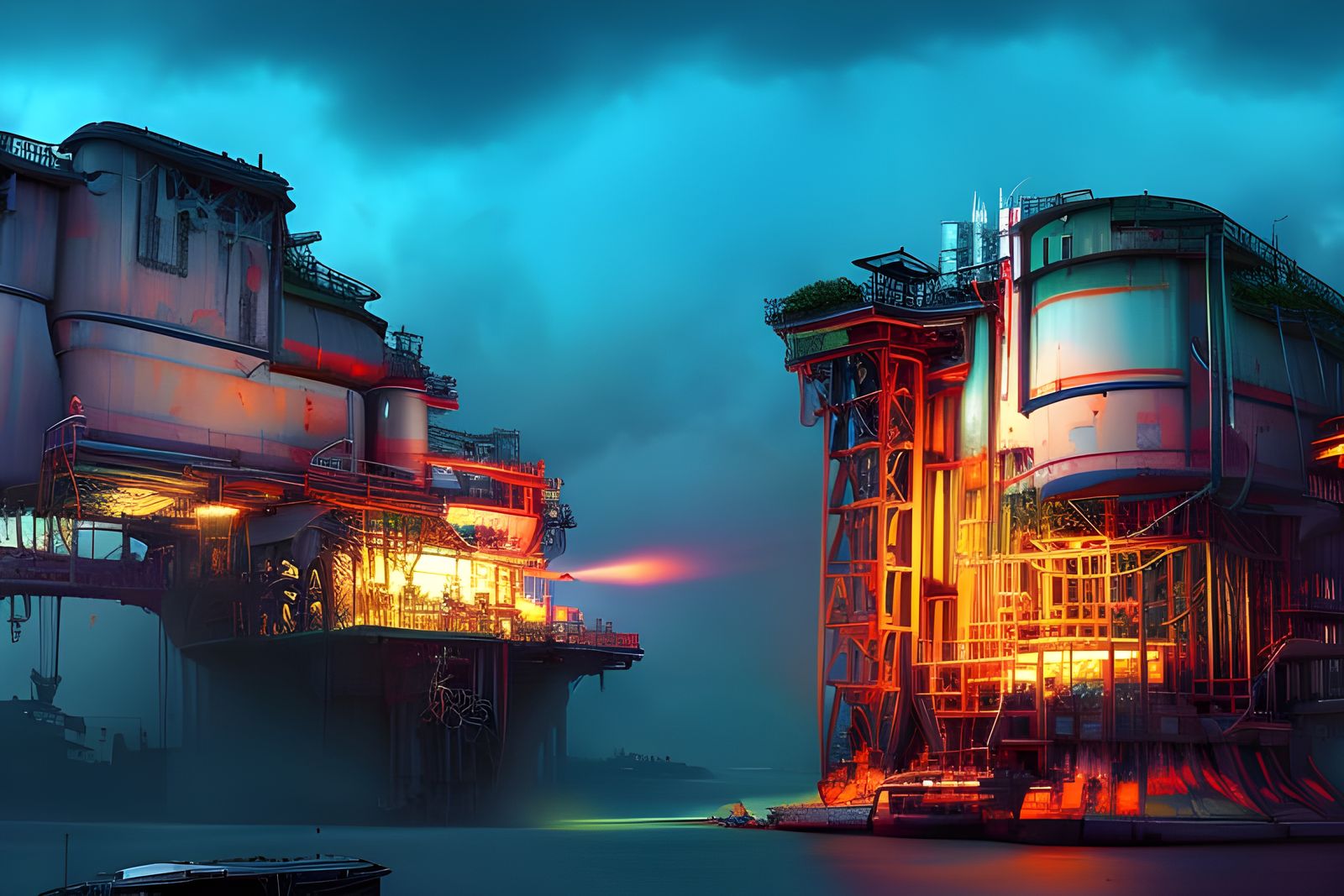 Industrial Deconstruction of Human Brain: Digital Matte Pain...