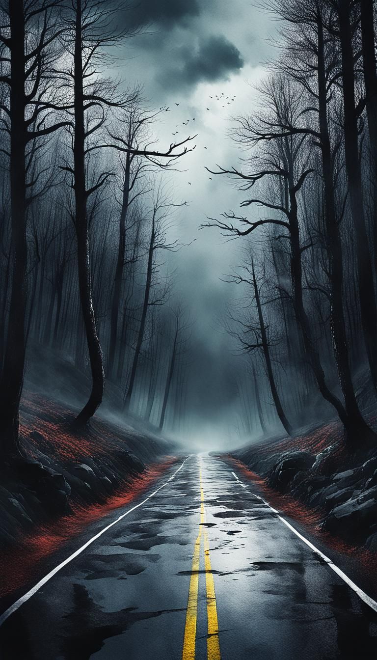 Dark & Moody Watercolor