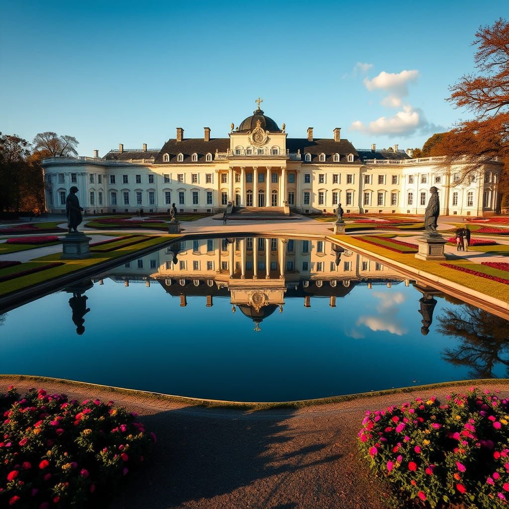 Majestic Drottningholm Palace in Sweden's Serene Baroque Gar...