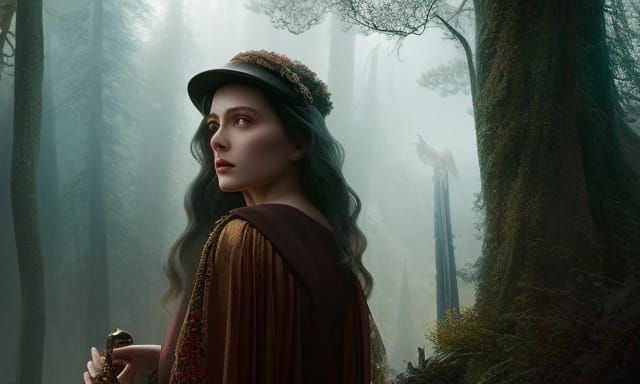 Christmas Film Scene with Luminous Floating Sparkles