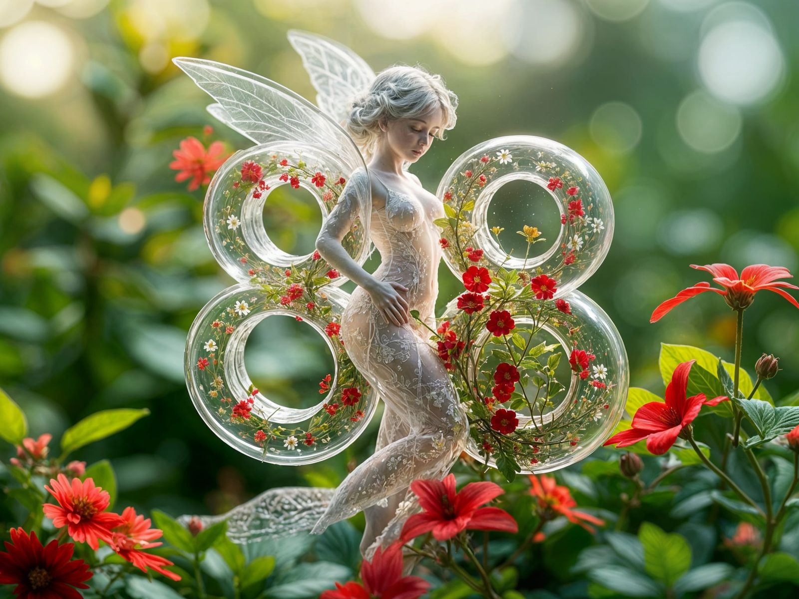 Ethereal 888 Filled with Delicate Flowers in a Dreamy Bokeh ...