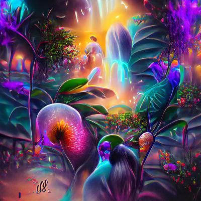 Garden of Eden Paradise: Detailed 8K Artwork
