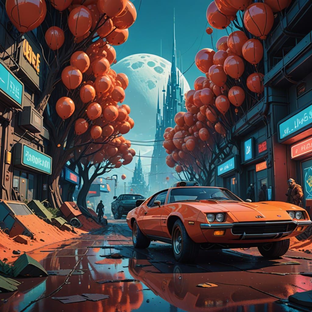 Regal Celebrity Couple Under Paparazzi Spotlight in Whimsica...