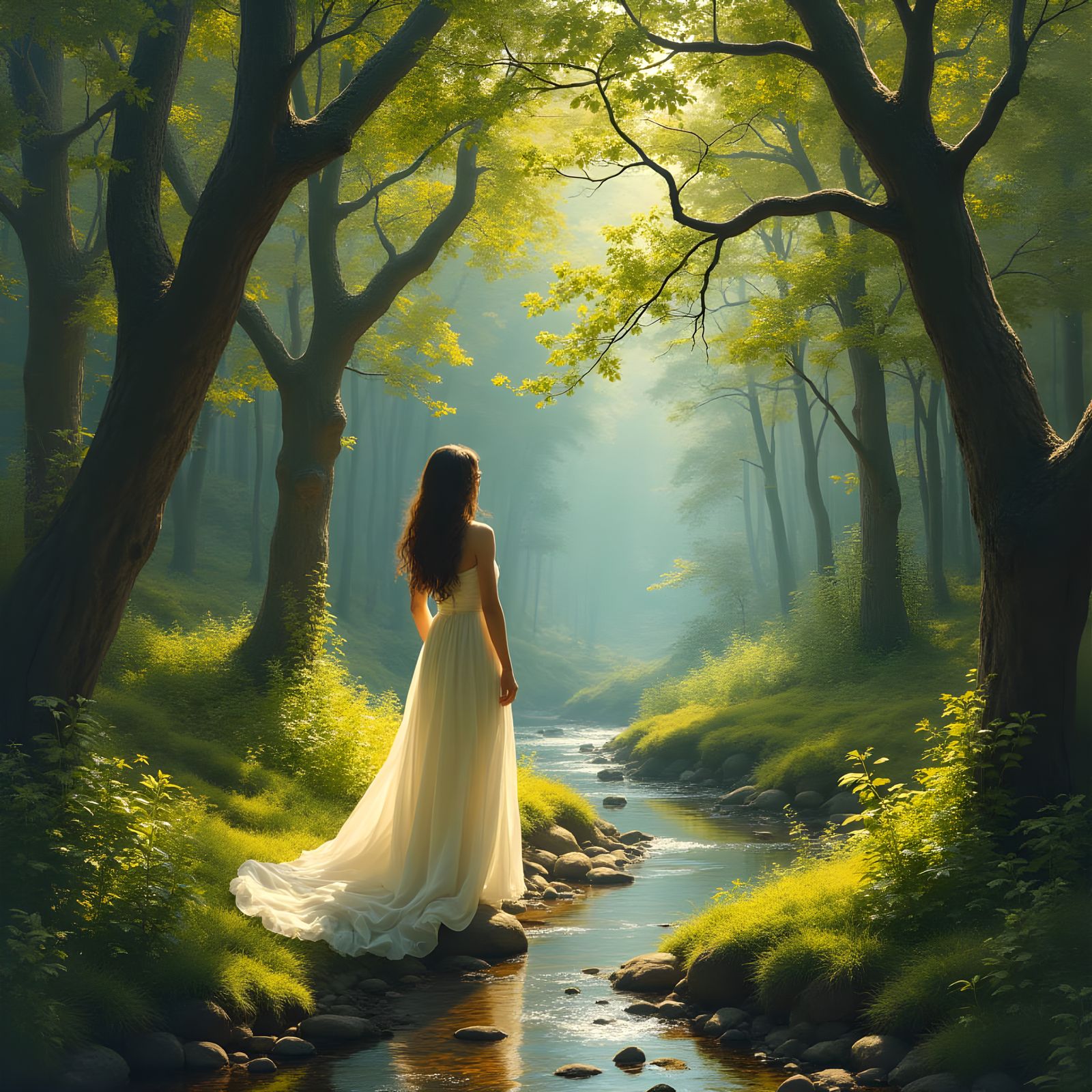 Wonderful Nature Scene by the Water