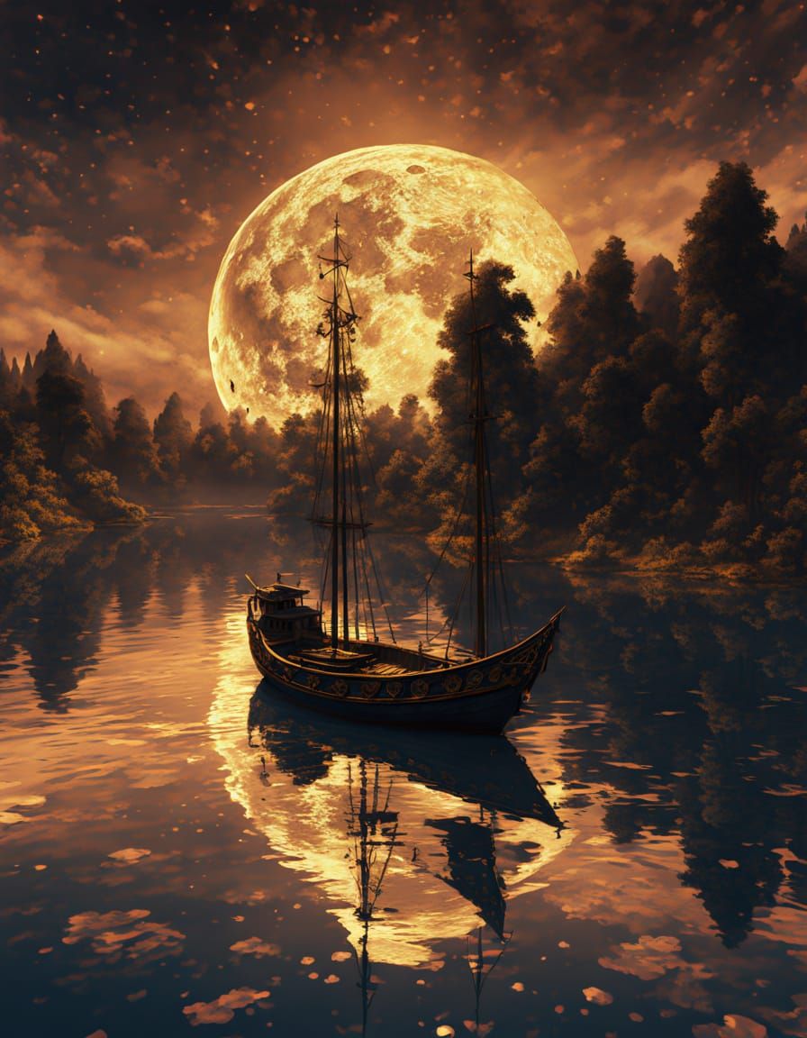 Beneath the spell of the moon