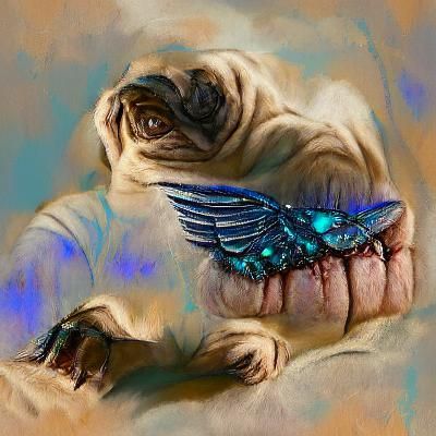 Vicious Bat Creature Digital Illustration
