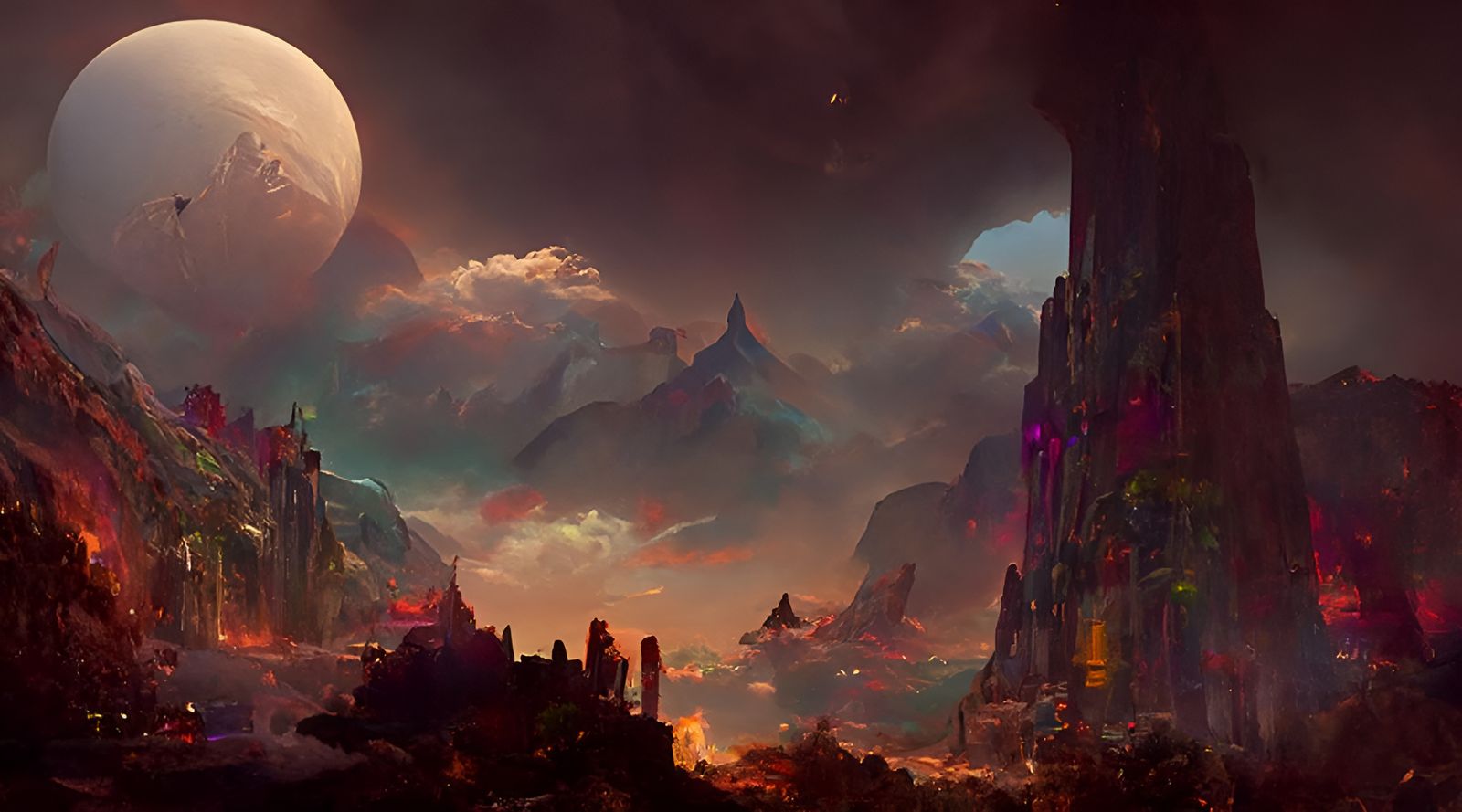 Fantastical Age of Wonder: Detailed Matte Painting