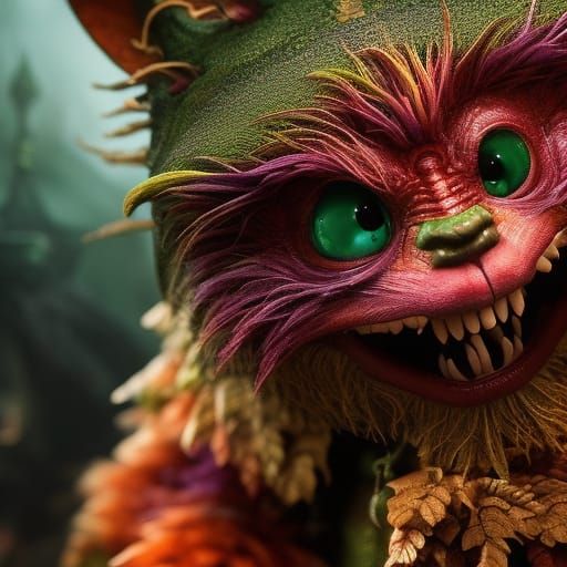 Psychedelic Muppet Characters in a Cinematic Style